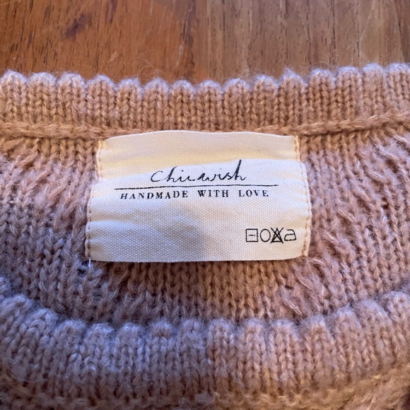 Beautiful Chicwish Pompom sweater in light pink. - Picture 3 of 7